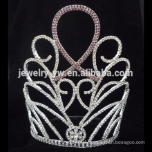 Wholesale New Designs Rhinestone Crown,Tiara New Product tall pageant crown